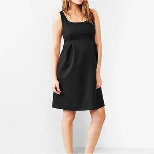 GAP Maternity Black Sleeveless Ponte Tank Dress - M
